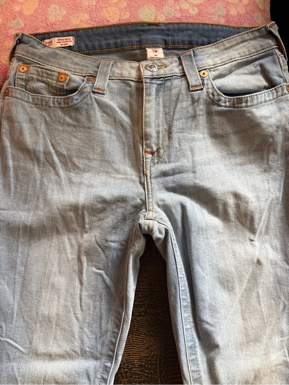 True Religion Jennie Curvy Mid-Rise Skinny Super Soft Sz 30” | GUC